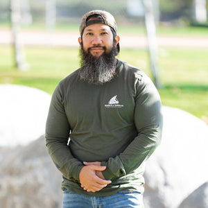 Men's L/S Tee Military Green