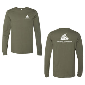 Men's L/S Tee Military Green